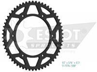 ESJOT Chain wheel 428 57z alu black - thumbnail