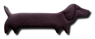 Leschi Verwarmingskussen Winston de Hond - Aubergine Leschi Verwarmingskussen Winston de Hond - Aubergine