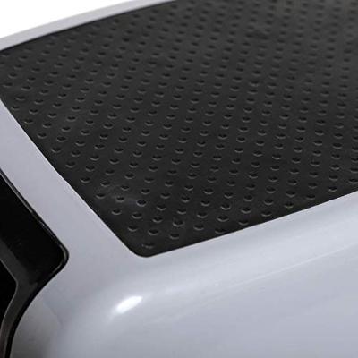 Opstapje - DREAMBABY - 2 Up - Antislip en gestructureerd - Tot 80 kg voor kinderen en volwassenen - Grijs en Zwart