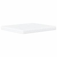 Bed met matras fluweel lichtgrijs 160x200 cm - thumbnail