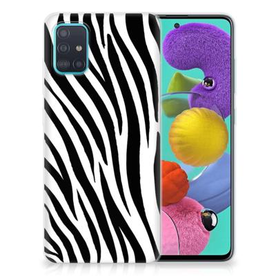Samsung Galaxy A51 | TPU Hoesje | Zebra