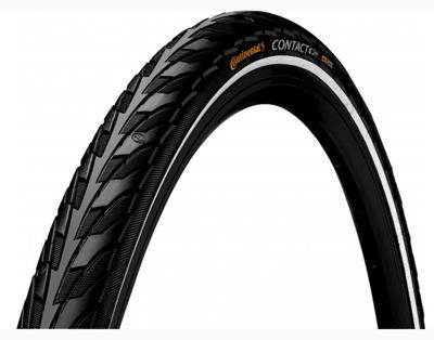 Continental Buitenband contact 28 x 1.25" / 32-622 - zwart met reflectie