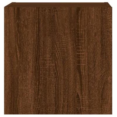 Tv-wandmeubels 2 st 40,5x30x40 cm bewerkt hout bruineikenkleur