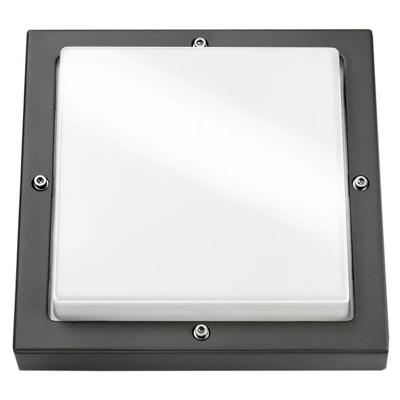 SG Lighting LED Bassi E27 grafiet vierkant 623180 buitenlamp 240x240x90mm