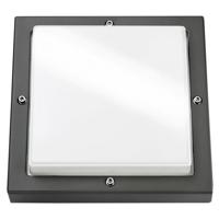SG Lighting LED Bassi E27 grafiet vierkant 623180 buitenlamp 240x240x90mm - thumbnail