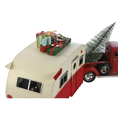 Kerstversiering Home ESPRIT Rood Caravan 73 x 19 x 28,5 cm Kerstversiering Home ESPRIT Rood Caravan 73 x 19 x 28,5 cm