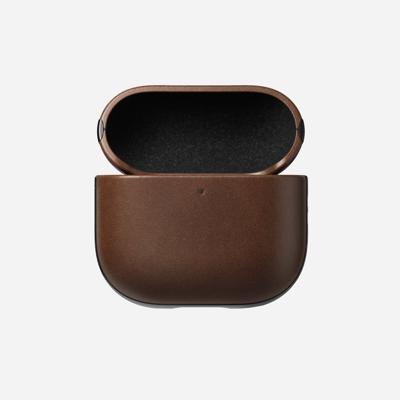 Nomad Modern leather case AirPods 4 - Brown