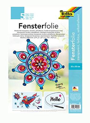 Folia • window color folie 35x50cm 5stuks
