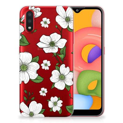 Samsung Galaxy A01 | TPU Case | Dogwood Flowers Samsung Galaxy A01 | TPU Case | Dogwood Flowers