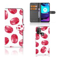 Motorola Moto E20 | E30 | E40 | Book Cover | Pink Macarons - thumbnail