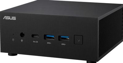 ASUS ExpertCenter PN53-S5064MD Mini Desktop PC (AMD Ryzen 5 7535H processor, geïntegreerde Radeon HD graphics, 8GB DDR5, 256GB M2. PCIe 4.0 SSD, WiFi 6E, Bluetooth 5.2, zonder besturingssysteem) zwart