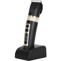 Draadloze Tondeuse Zwart - 4 Opzetstukken & 240 Min Gebruiksduur - thumbnail