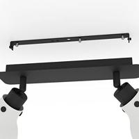 EGLO Matlock Spot - E27 - 52 cm - Grijs|Zwart - Staal - thumbnail