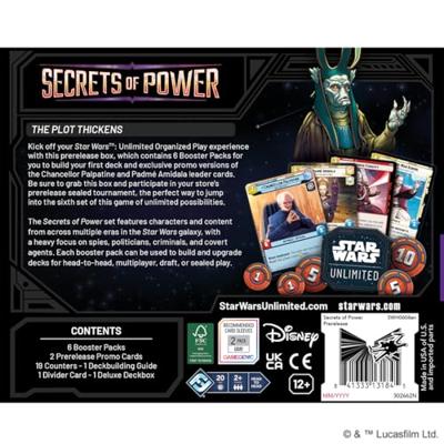Star Wars: Unlimited - Secrets of Power Pre-release Box