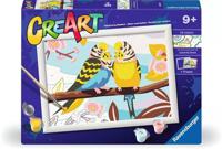 Ravensburger creart schilderen op nummer - papegaaien - thumbnail