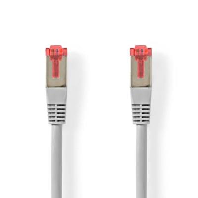 Nedis CAT6 Netwerkkabel | RJ45 Male | RJ45 Male | SF/UTP | 5.00 m | Rond | PVC | Grijs | Label - CCGL85220GY50 Nedis CAT6 Netwerkkabel | RJ45 Male | RJ45 Male | SF/UTP | 5.00 m | Rond | PVC | Grijs | Label - CCGL85220GY50