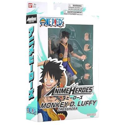 Anime Heroes-figuur - Bandai - One Piece - Luffy (Dressrosa) - 17 cm