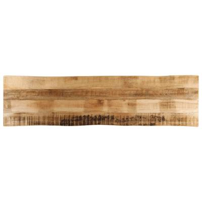 Tafelblad met natuurlijke rand 180x40x2,5 cm massief mangohout