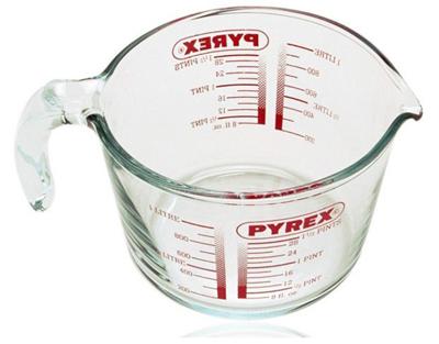 Pyrex maatbeker 1,0 Liter glas