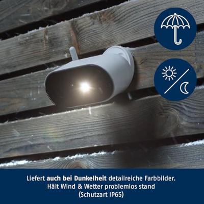 ABUS ABUS PPIC91000 W Pro Akku IP-Kamera m Basisstation PPIC91000 IP-Bewakingscameraset LAN, WiFi 4-kanaals 1920 x 1080 Pixel