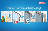 tesa 55286-00500-01 Pollenrooster (b x h) 130 cm x 150 cm Antraciet 2 stuk(s) - thumbnail