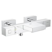 Grohe Cube Badkraan Thermostatisch Met Omstel En Koppeling Chroom - thumbnail