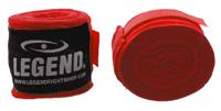 Legend Sports boksbandages 255 cm rood per 2 stuks - thumbnail