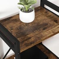 Boekenkast Gerookt eiken 40 x 30 x 48.5 cm Bewerkt hout - thumbnail