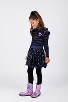 B.Nosy winter mesh rok meisjes - navy blauw - River - pailletten - thumbnail