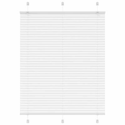 Plissé rolgordijn 105x100cm stofbreedte 104,4cm polyester wit