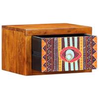 Nachtkastje met lade Bruin, multicolor 35 x 30 x 22 cm - thumbnail