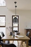 Trio HanglampJagger zwart met houtbruin - R30681032 - thumbnail