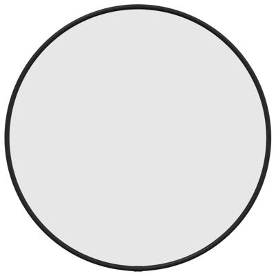 VidaXL Wandspiegel rond ø40 cm zwart