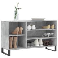 VidaXL Schoenenkast 102x36x60 cm bewerkt hout betongrijs - thumbnail