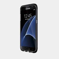 Tech21 Impact Shield Self Heal displaybeschermfolie zelfherstellend slagvast schokbestendig voor Samsung LG G5 - transparant, Evo Frame., Samsung Galaxy S7 Edge, Smokey/zwart - thumbnail