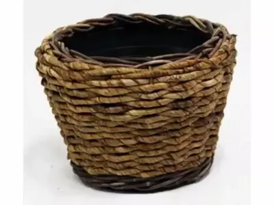 Rotan Drypot Abaca grote plantenmand 36x28cm