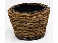 Rotan Drypot Abaca grote plantenmand 36x28cm - thumbnail