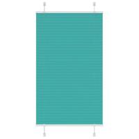 Pliss rolgordijn 75x150 cm stofbreedte 74,4 cm petrol groen - thumbnail