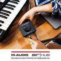 M-AUDIO AIR|Hub USB 2.0 Type-C Zwart - thumbnail
