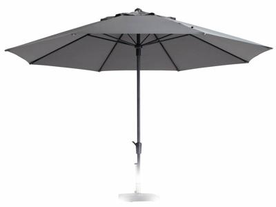 Grote Luxe Parasol Timor 400 cm Polyester Grijs van Madison Grote Luxe Parasol Timor 400 cm Polyester Grijs van Madison