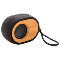 speaker Bamboo X bluetooth 12 cm zwart 2-delig - thumbnail