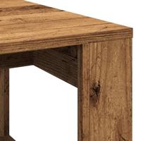 Salontafel 102x50x35 cm bewerkt hout oude houtkleurig - thumbnail
