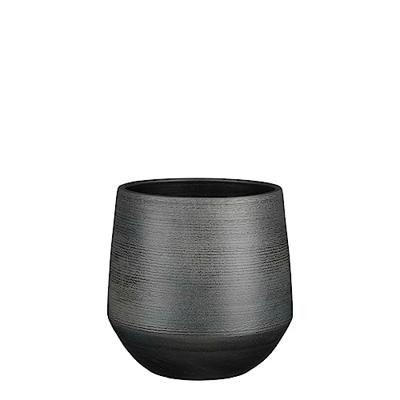 Mica Decorations Pot Evora 24x23cm zwart