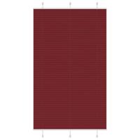 Pliss rolgordijn 115x200cm stofbreedte 114,4cm bordeauxrood - thumbnail