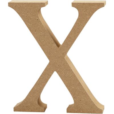 Creativ Company Letter, x, h: 13 cm, dikte 2 cm, 1 stuk