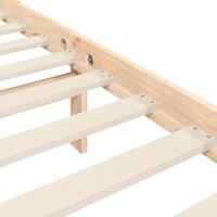 Bedframe met hoofdbord massief hout - thumbnail