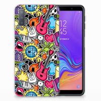 Samsung Galaxy A7 (2018) | Sillicone Back Cover | Punk Rock - thumbnail
