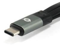 Hub USB Conceptronic 110514407 Grijs - thumbnail