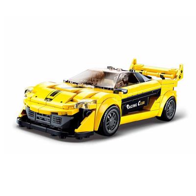 Sluban engelse supercar geel - 283dlg. Sluban engelse supercar geel - 283dlg.