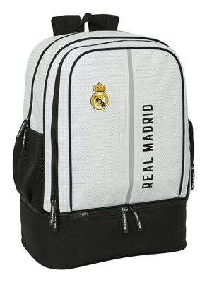 Gymtas Real Madrid C.F. 24/25 Wit Grijs 35 x 50 x 24 cm Gymtas Real Madrid C.F. 24/25 Wit Grijs 35 x 50 x 24 cm